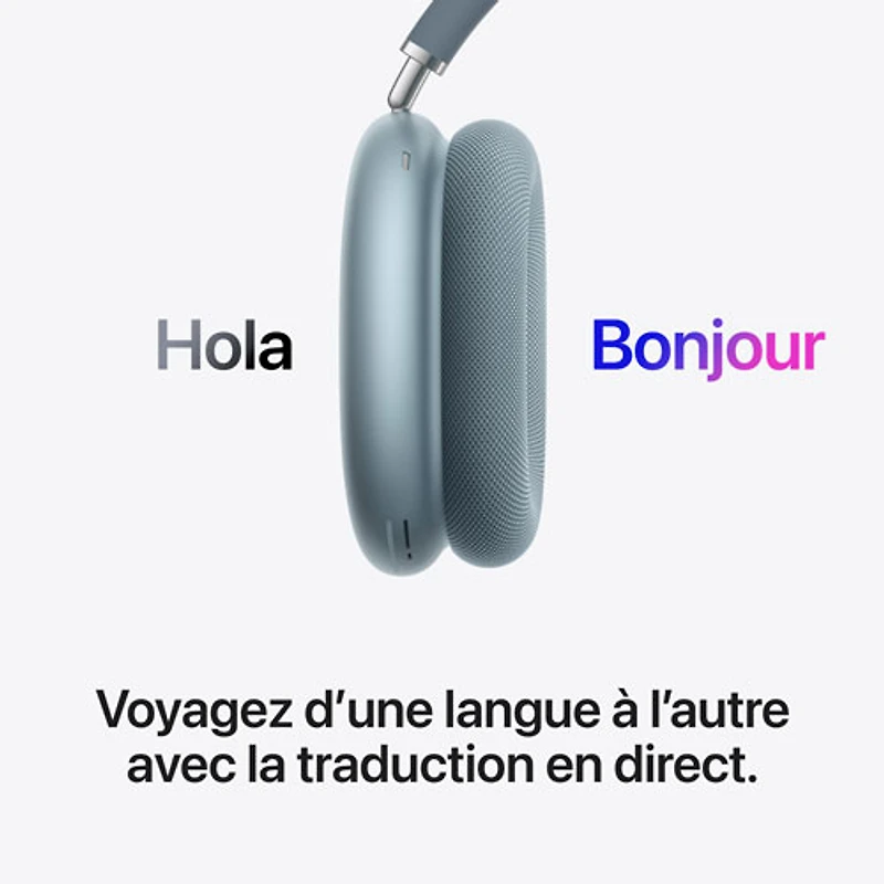 Casque d'écoute Bluetooth à suppression du bruit AirPods Max 2 (USB-C) d'Apple - Bleu