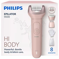 Épilateur avec ou sans mousse série 9000 de Philips (BRE717/00)