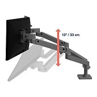 Ergotron LX Pro 27" Full Motion Dual Monitor Mount