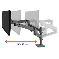 Support articulé pour deux moniteurs de 24 po LX Pro d'Ergotron