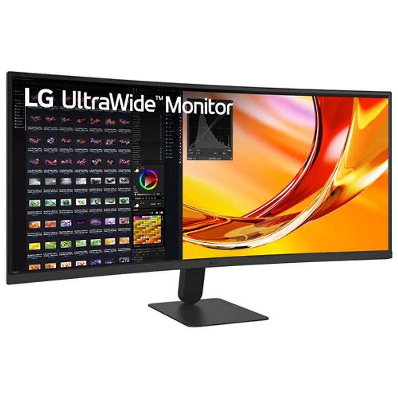 LG UltraWide 34" 1440p WQHD 120Hz 5ms GTG Curved LCD AMD FreeSync Monitor (34U601B) - Black