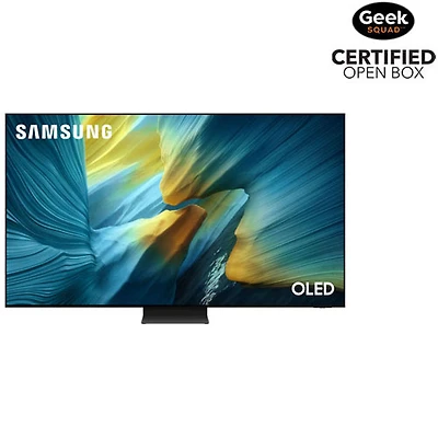 Boîte ouverte - Téléviseur intelligent Tizen HDR DELO UHD 4K de 83 po série S95F de Samsung (QN83S95FAEXZC) - 2025