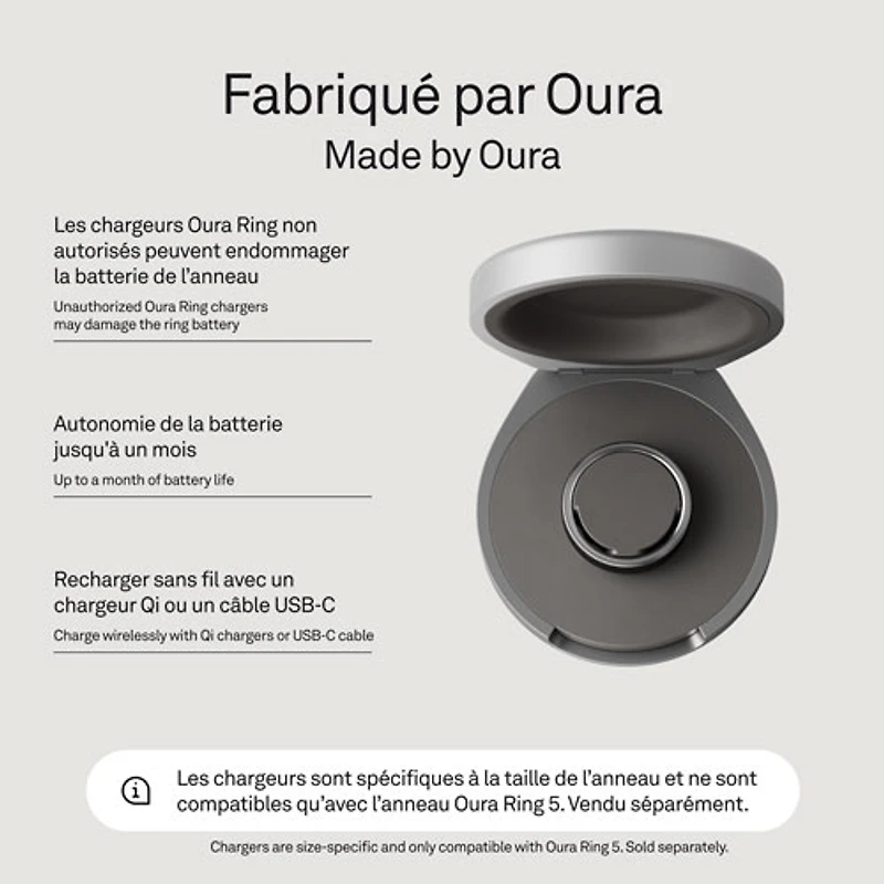 tui de chargement pour Oura Ring 5