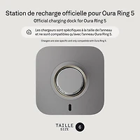 Oura Ring 5 Charging Dock with USB-C Cable