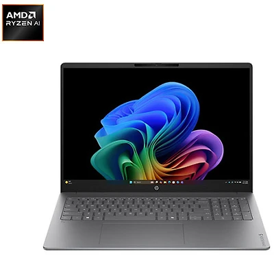Portable OmniBook de 16 po de HP - Aluminium argent météore (Ryzen Ai7 445 [Zen 5c] d'AMD/RAM 32 Go/SSD 1 To/Windows 11 Famille)