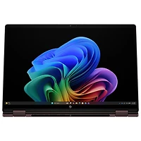 Portable 2-en-1 à écran tactile de 14 po OmniBook X de HP - Aluminium espresso foncé (Ryzen Ai7 450 [Zen 5c] d'AMD/RAM 32 Go/SSD 1 To/Windows 11 Famille)