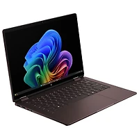 Portable 2-en-1 à écran tactile de 14 po OmniBook X de HP - Aluminium espresso foncé (Ryzen Ai7 450 [Zen 5c] d'AMD/RAM 32 Go/SSD 1 To/Windows 11 Famille)