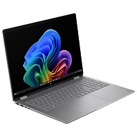 Portable OmniBook X 2-en-1 à écran tactile de 16 po de HP - Argent météore (Ryzen Ai7 450 (Zen 5c) d'AMD/RAM 32 Go/SSD 2 To/Windows 11 Famille)