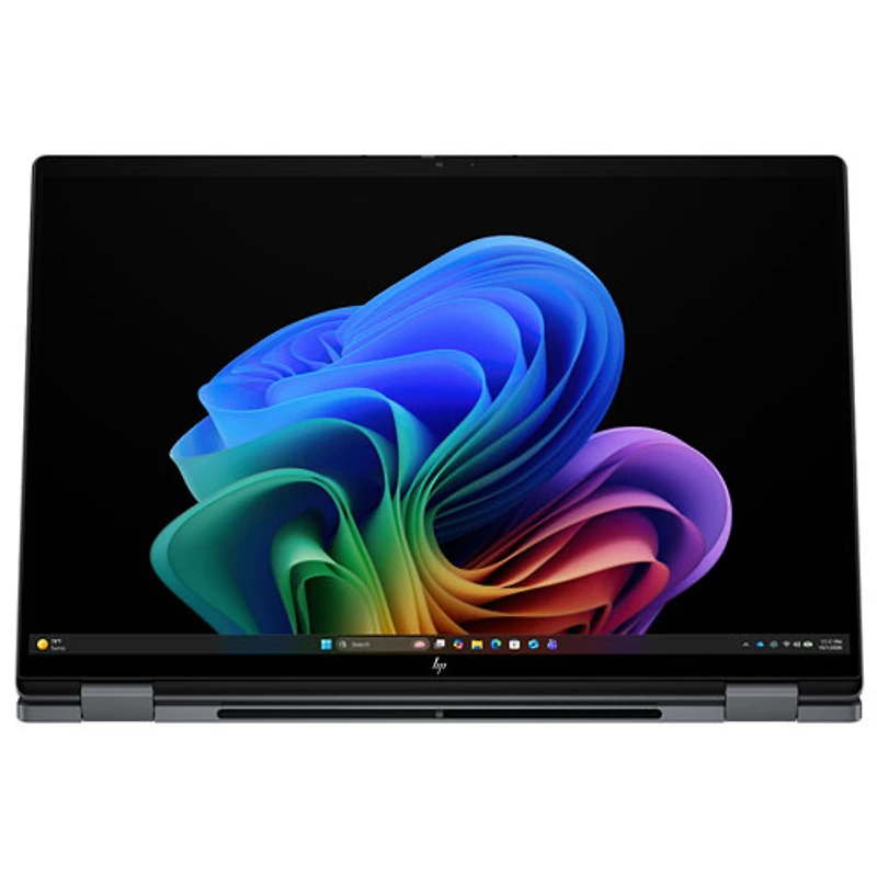Portable 2-en-1 à écran tactile de 16 po OmniBook X de HP - Gris éclipse (Core Ultra 7-365H d'Intel/RAM 32 Go/SSD 1 To/Windows 11 Famille)