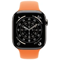 Bracelet sport pour Apple Watch de 46 mm - Clémentine - Petit/Moyen