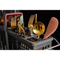 KitchenAid 24" 44dB Top-Control Stainless Steel Tub Dishwasher with Third Rack (KDTS464SPS) - PrintShield SS
