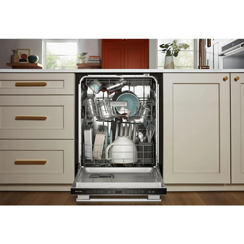 KitchenAid 24" 44dB Top-Control Stainless Steel Tub Dishwasher with Third Rack (KDTS464SPS) - PrintShield SS