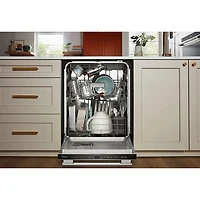 KitchenAid 24" 44dB Top-Control Stainless Steel Tub Dishwasher with Third Rack (KDTS464SPS) - PrintShield SS