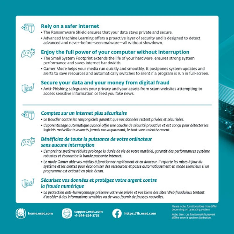 ESET NOD32 Antivirus (PC/Mac) - 1 appareils - 1 an