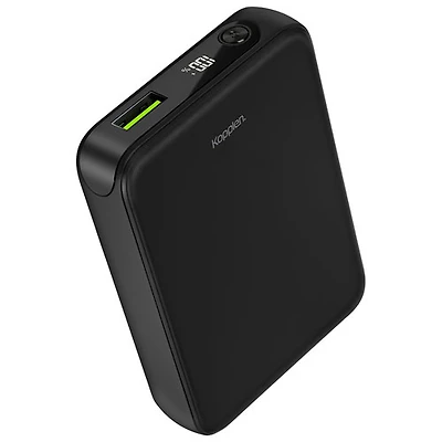 Chargeur portable à chargement rapide USB-A/USB-C 5000 mAh 22,5 W de Kopplen - Noir