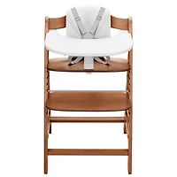Hauck Alpha+ High Chair with Baby Seat & Tray - Walnut