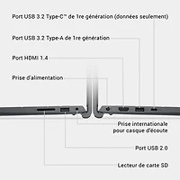 Dell 15.6" Laptop - Carbon Black (AMD Ryzen 7 7730U/16GB RAM/512GB SSD/Windows 11 Home)