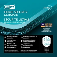 ESET Home Security Ultimate (PC/Mac) - 5 appareils - 1 an - Téléchargement numérique
