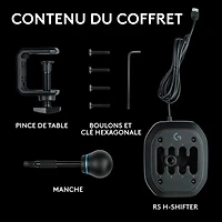 Logitech RS H-Shifter Sim Racing Gear Shifter for PRO/RS50 Wheel Base