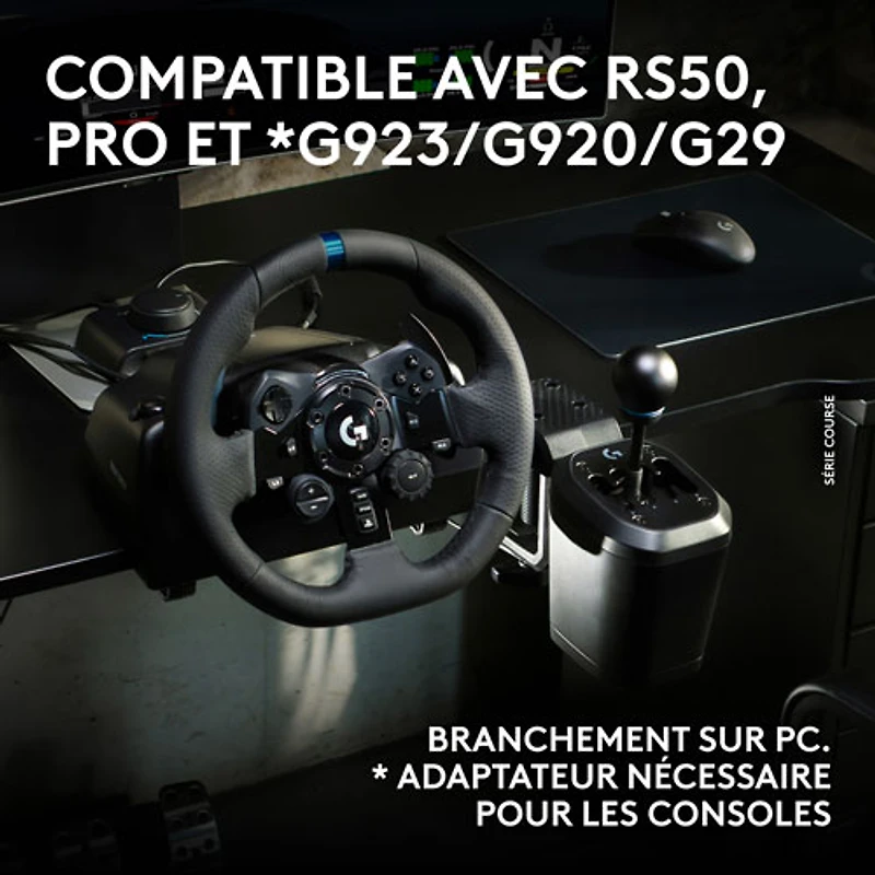 Logitech RS H-Shifter Sim Racing Gear Shifter for PRO/RS50 Wheel Base