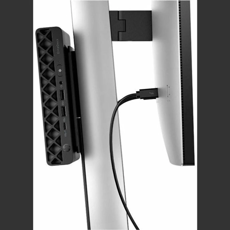 Ordinateur de bureau EliteDesk 8 Mini G1a de HP (Ryzen 5-220 d'AMD/RAM 16 Go/SSD 512 Go/Win 11) - Anglais