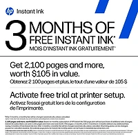 Imprimante à jet d'encre tout-en-un sans fil OfficeJet Pro 8125 de HP - Essai gratuit de 3 mois Instant Ink de HP inclus*