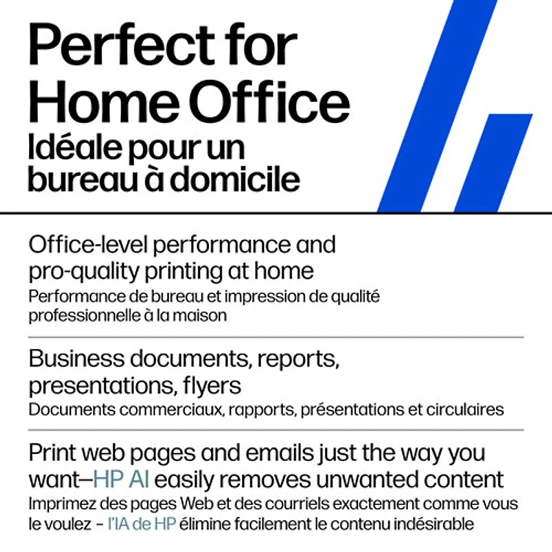 Imprimante à jet d'encre tout-en-un sans fil OfficeJet Pro 8125 de HP - Essai gratuit de 3 mois Instant Ink de HP inclus*
