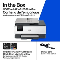 Imprimante à jet d'encre tout-en-un sans fil OfficeJet Pro 8125 de HP - Essai gratuit de 3 mois Instant Ink de HP inclus*