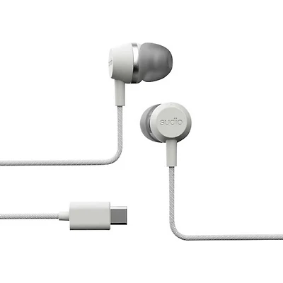 Sudio Audio V3 Pro In-Ear Noise Cancelling Wired Earbuds - White