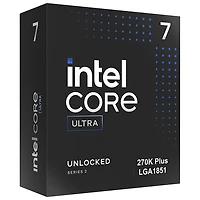 Processeur 24 coeurs Core Ultra 7 270K Plus LGA 1851 de 3,2 GHz d'Intel