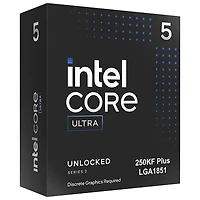 Processeur 18 coeurs Core Ultra 5 250KF Plus LGA 1851 de 3,3 GHz d'Intel