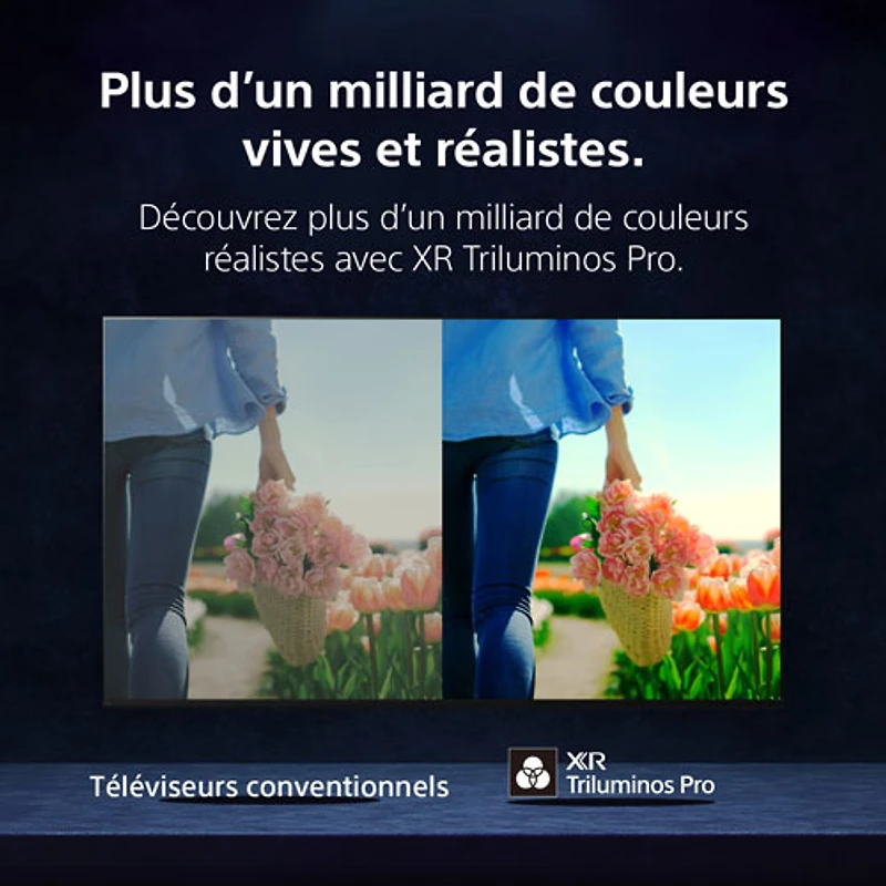 Téléviseur Google DEL HDR UHD 4K avec Dolby Vision, 120 Hz, IMAX Enhanced et Gemini de 43 po BRAVIA 3 II de Sony (K43XR30M2) - 2026 - Idéal pour la diffusion en continu et les jeux