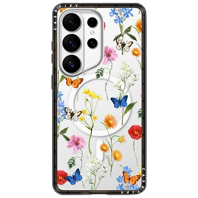 Casetify Compact Fitted Hard Shell Case with Magnet for Galaxy S26 Ultra - Disty Floral