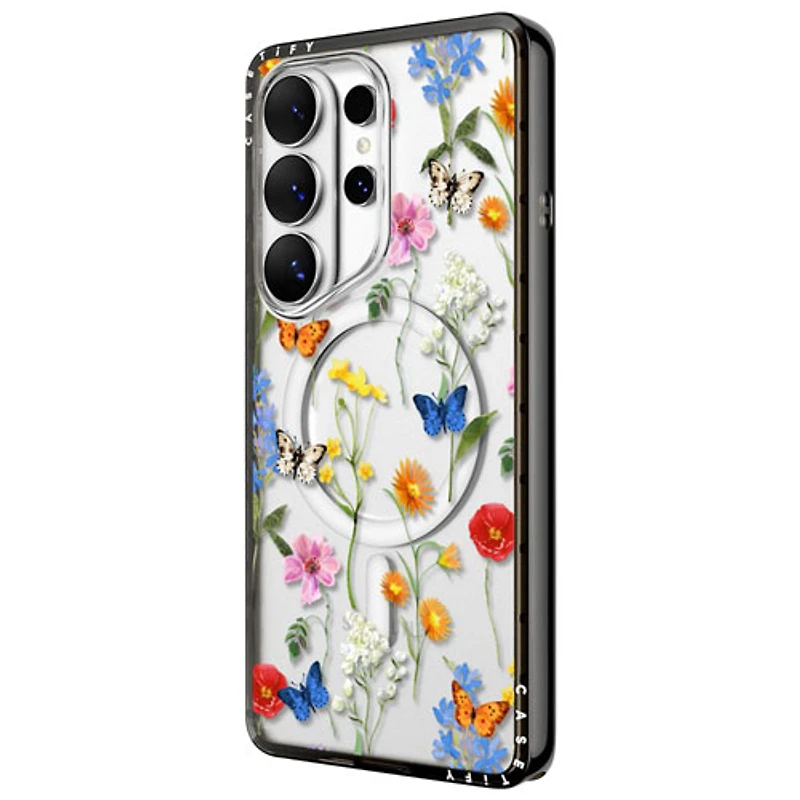 Casetify Compact Fitted Hard Shell Case with Magnet for Galaxy S26 Ultra - Disty Floral