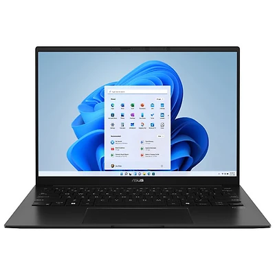 Portable DELO 14 po Zenbook 14 d'ASUS - Noir jade (Ryzen AI 7 445 d'AMD/RAM 16 Go/SSD 512 Go/Windows 11 Famille)