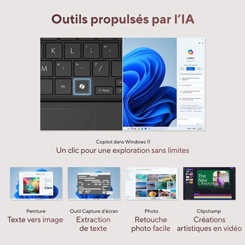 Portable DELO 14 po Zenbook 14 d'ASUS - Noir jade (Ryzen AI 7 445 d'AMD/RAM 16 Go/SSD 512 Go/Windows 11 Famille)