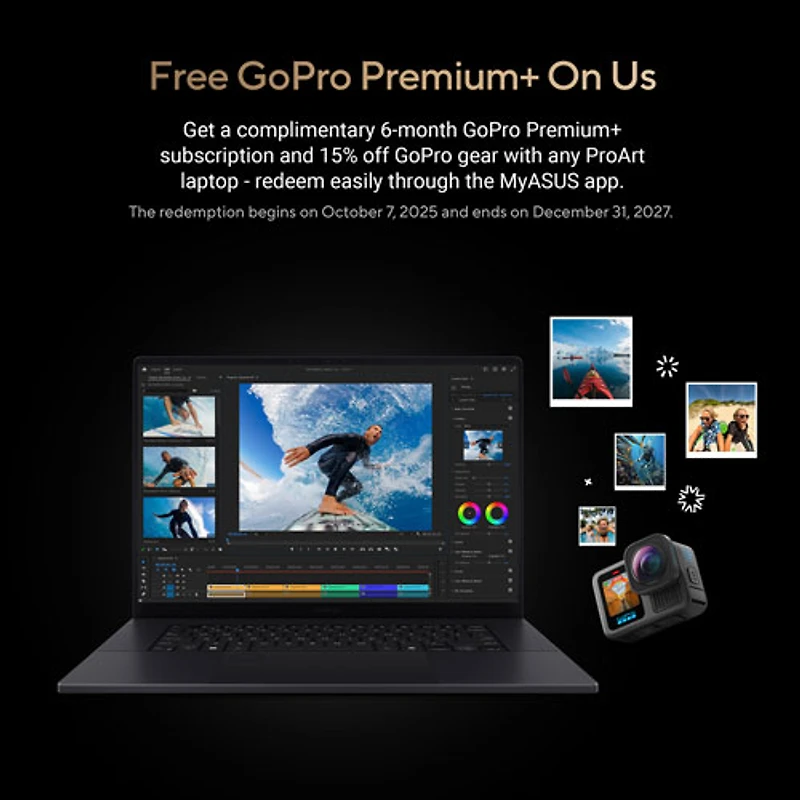 ASUS ProArt P16 16" Touchscreen Laptop -Nano Black (AMD Ryzen AI 9 HX 370 /32GB RAM/1TB SSD/GeForce RTX 5060/Win11)