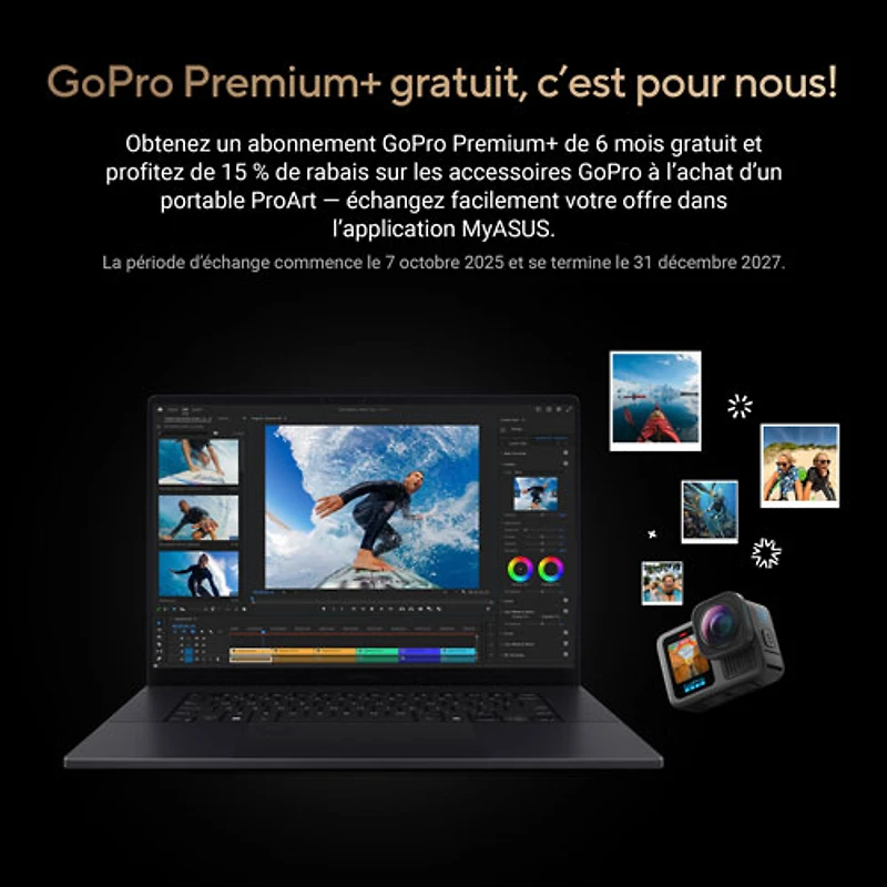 ASUS ProArt P16 16" Touchscreen Laptop -Nano Black (AMD Ryzen AI 9 HX 370 /32GB RAM/1TB SSD/GeForce RTX 5060/Win11)