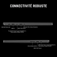 Portable de jeu de 16 po Zephyrus G16 d'ASUS - Gris éclipse (Core Ultra 9 285H d'Intel/RAM 32 Go/SSD 512 Go/GeForce RTX 5060/Windows 11)