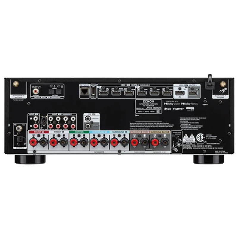Denon AVRS980H 7.1 Channel 4K Ultra HD Network AV Receiver