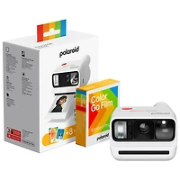 Appareil photo instantané de 3e génération Go de Polaroid avec films - Blanc