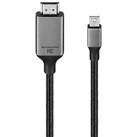 Insignia 1.83m (6 ft.) Mini DisplayPort to 4K Ultra HD HDMI Cable - Only at Best Buy