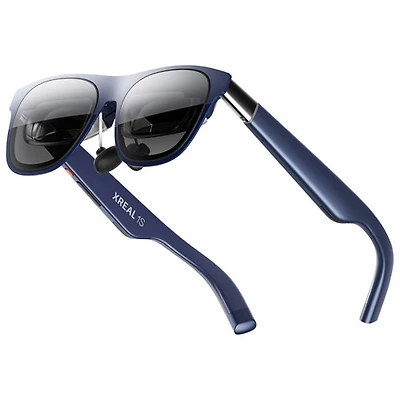Xreal 1S AR Glasses with AI, Photo, Video, Audio - Blue