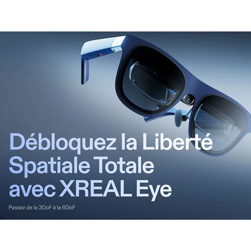 Xreal 1S AR Glasses with AI, Photo, Video, Audio - Blue
