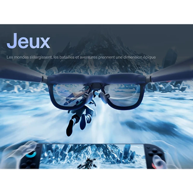 Xreal 1S AR Glasses with AI, Photo, Video, Audio - Blue
