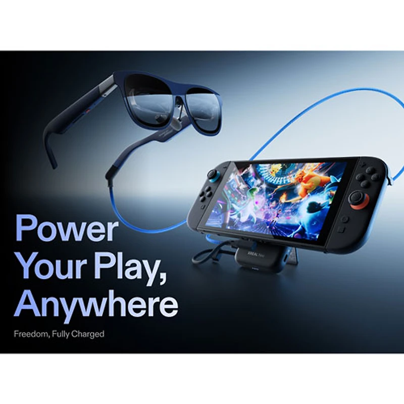 Xreal 1S AR Glasses with AI, Photo, Video, Audio - Blue