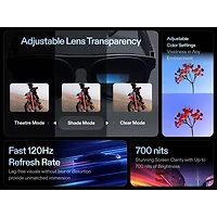 Xreal One Pro Glasses with AI, Photo, Video, Audio - Large - Black