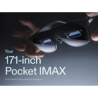 Xreal One Pro Glasses with AI, Photo, Video, Audio - Large - Black