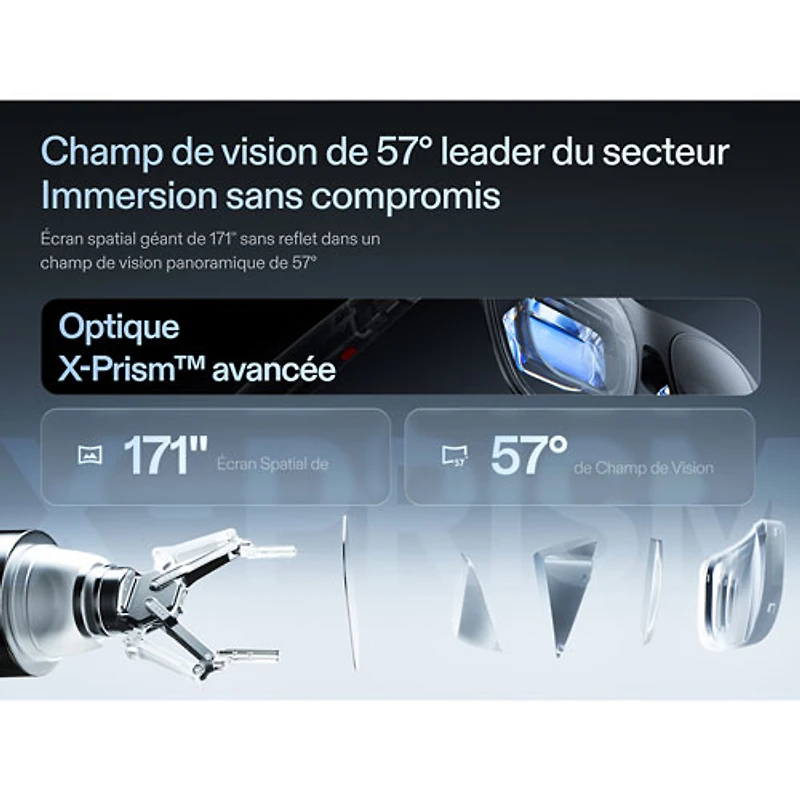 Xreal One Pro Glasses with AI, Photo, Video, Audio - Large - Black