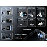 Xreal One Pro Glasses with AI, Photo, Video, Audio - Large - Black